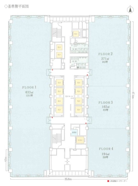 紀尾井町ビル701 間取り図