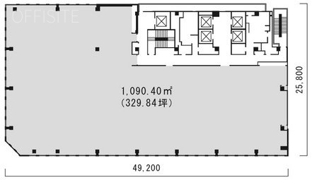 日本橋丸善東急ビル5F 間取り図