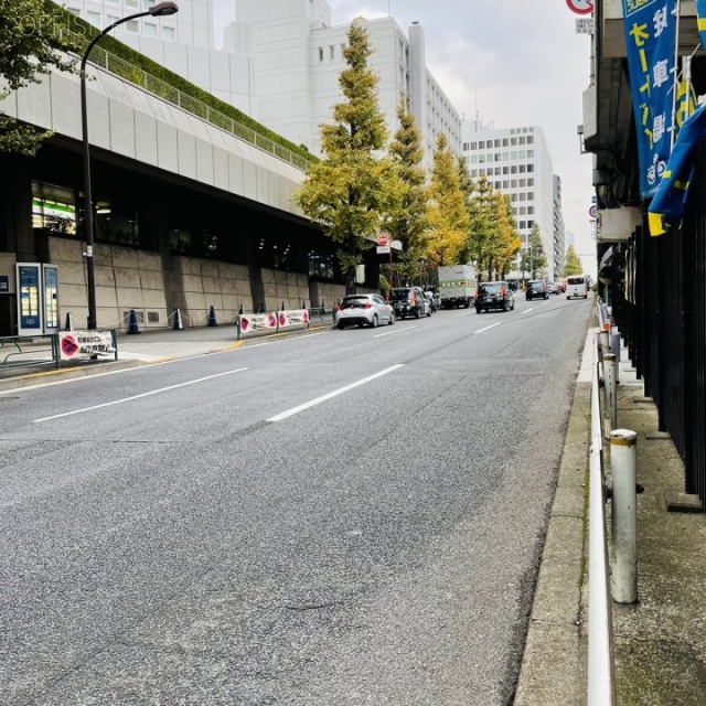 日本薬学会長井記念館 ビル前面道路