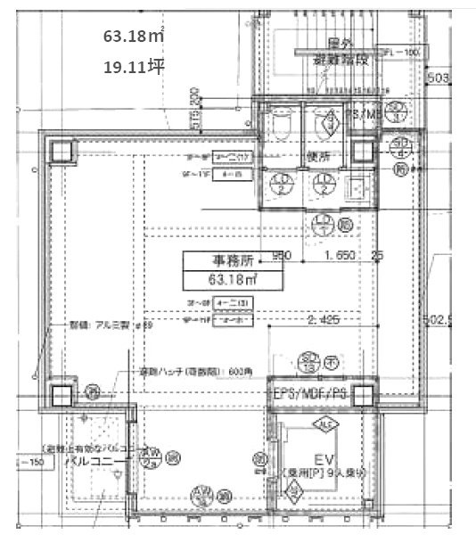 ACN神保町ビル7F 間取り図