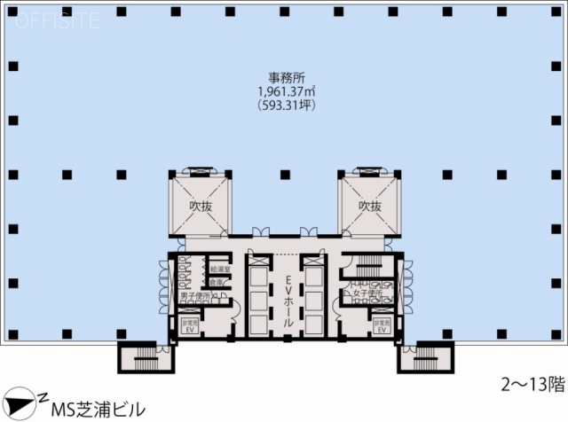 MS芝浦ビル11F 間取り図