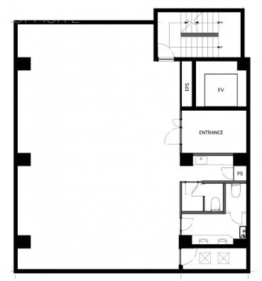ウィンド水天宮ビル5F 間取り図