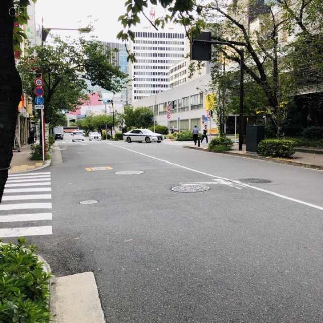 銀座クレッセントビル 前面は銀座桜通り