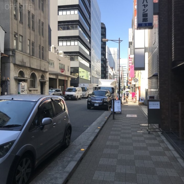 大広朝日ビル ビル前面道路