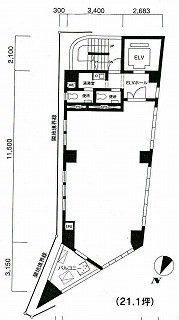 Eビル3F 間取り図