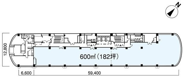 新川三幸ビル6F 間取り図
