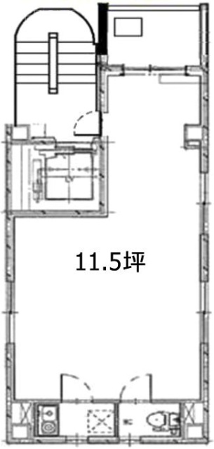 ル・グラシエルBLDG.104F 間取り図