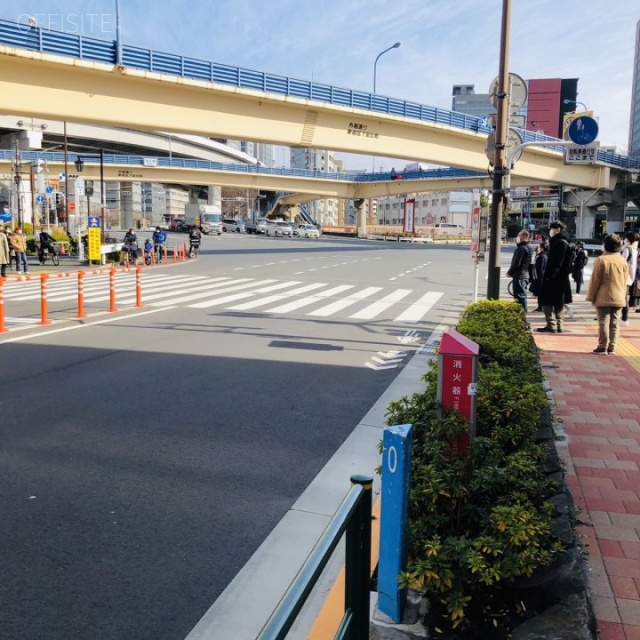 安田ビル ビル前面道路