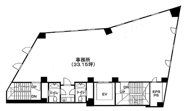 下目黒ヘンミビル8F 間取り図