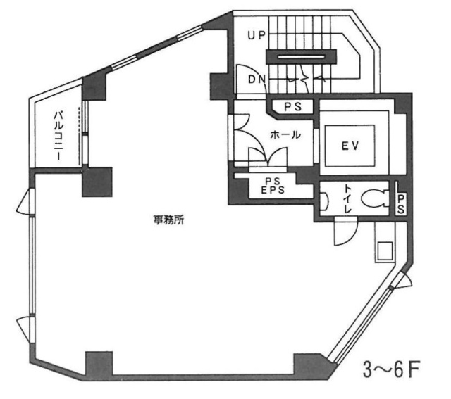 平清ビル4F 間取り図