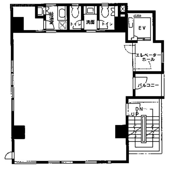 アロス渋谷ビル3F 間取り図