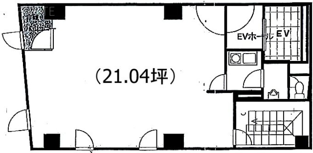 三治ビル6F 間取り図