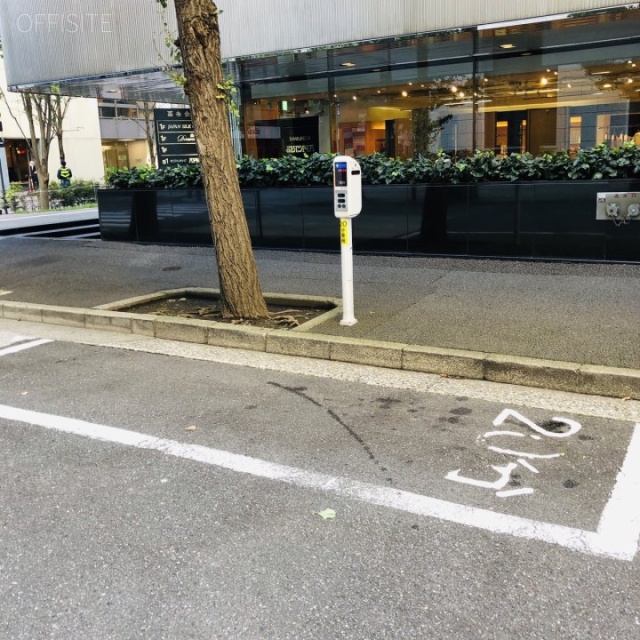 蚕糸会館 目の前に白枠駐車場