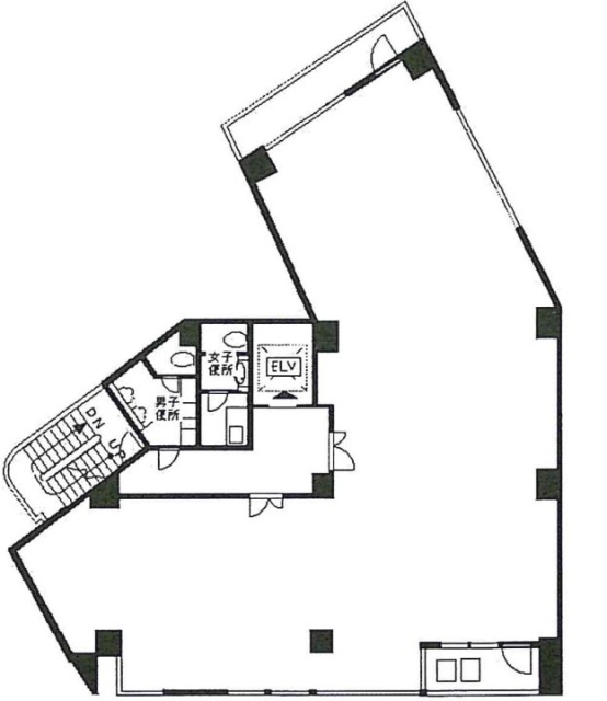 S-Glanz KUDANビル8F 間取り図