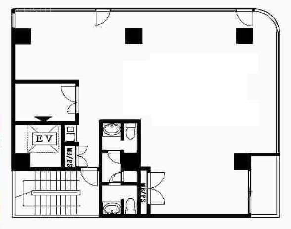 大森クリエイトビル6F 間取り図
