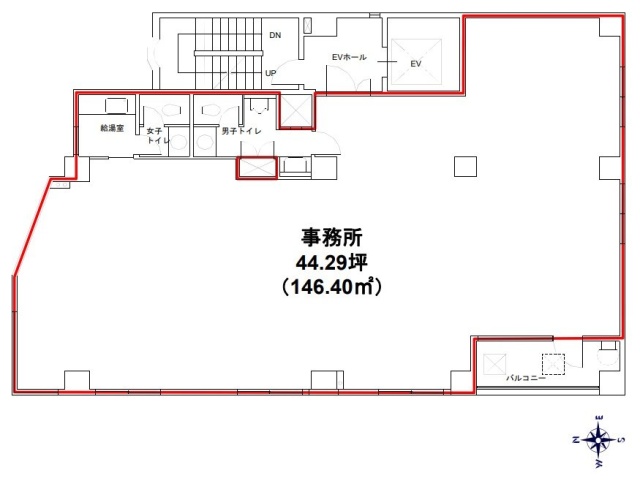 ハイックス平河町2F 間取り図