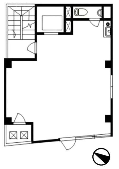 新橋TSビル6F 間取り図