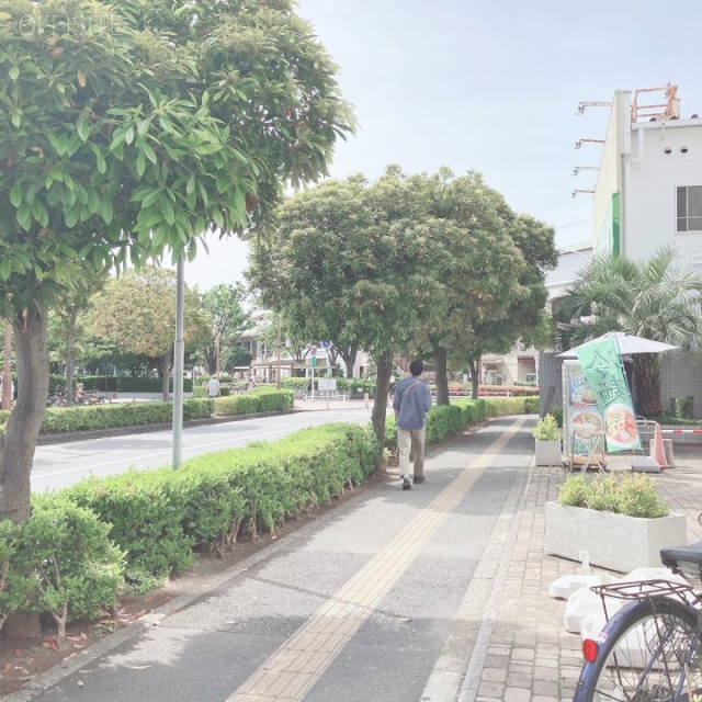 稲毛海岸ビル ビル前面道路