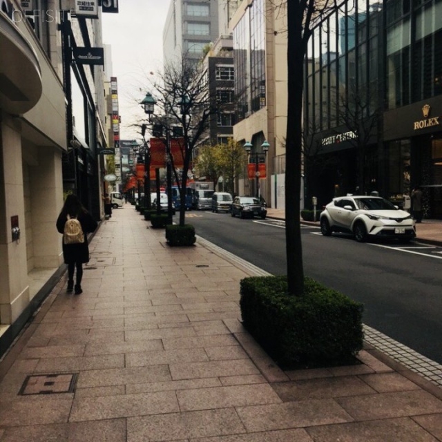 岩月ビル ビル前面道路