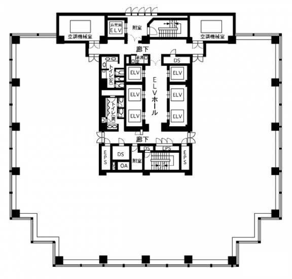 FOREFRONT TOWERⅡ501 間取り図