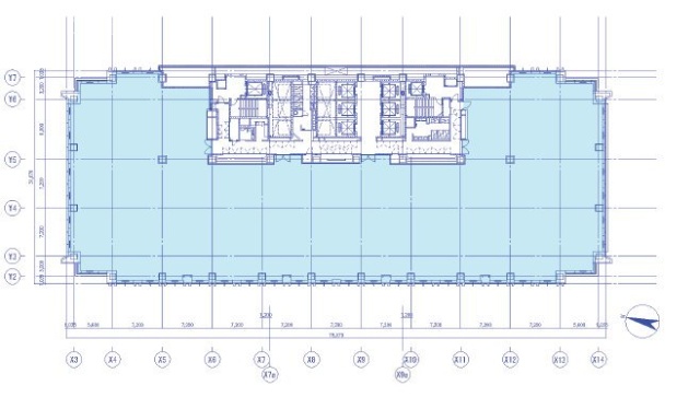 アークヒルズサウスタワー10F 間取り図