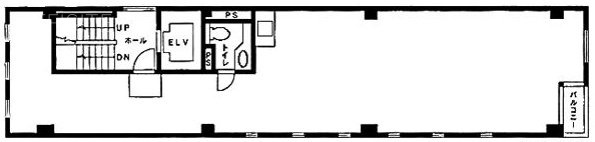 芝ブライトビル4F 間取り図
