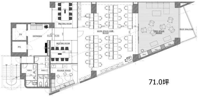 CANAL GATE SHIBAURA4F 間取り図