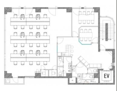 水道橋フロントビル2F 間取り図