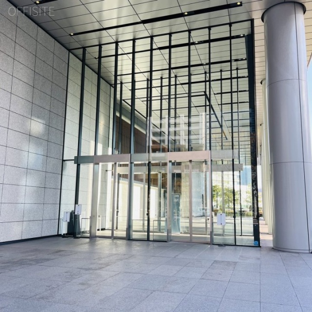 晴海プライムスクエア オフィスビル出入口