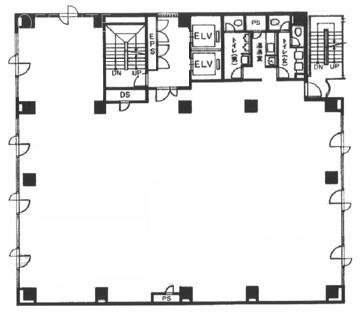 アドバンテック日本橋ビル2F 間取り図