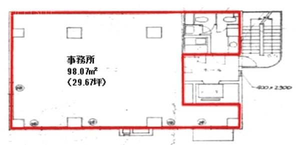 渋谷第一ビル7F 間取り図
