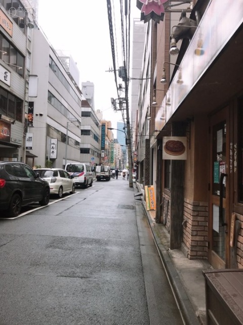 千代川ビル ビル前面道路