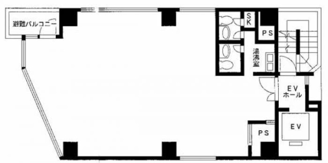 神保町1丁目ビル9F 間取り図