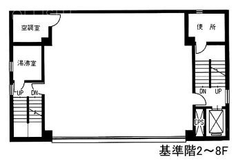 廣瀬第3ビル3F 間取り図