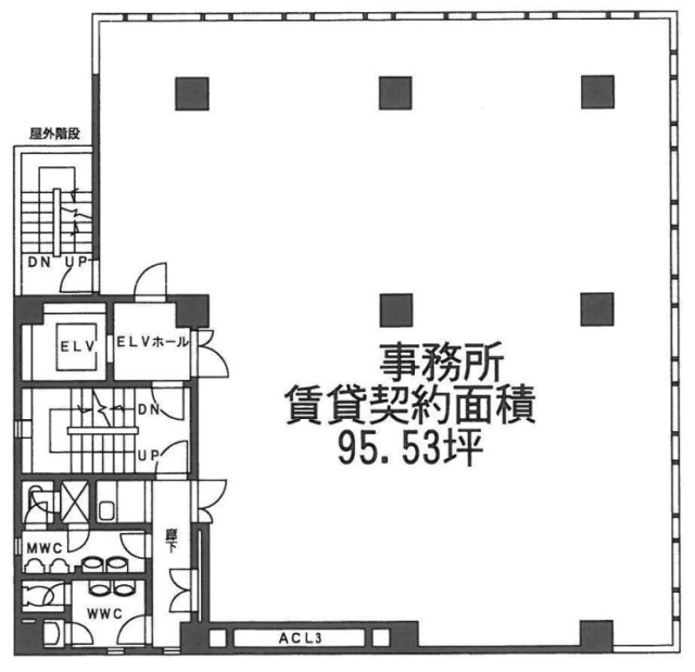 芝公園向陽ビル5F 間取り図