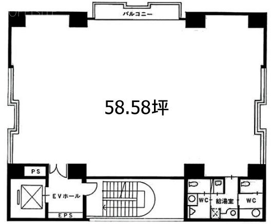 恵比寿幸和ビル2F 間取り図