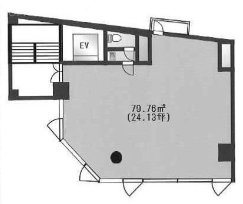 大塚グリーンビル4F 間取り図