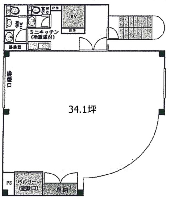美工本郷ビル3F 間取り図