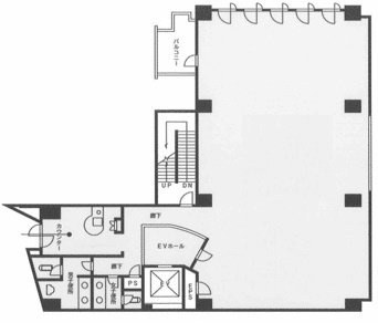 西新橋JKビル5F 間取り図