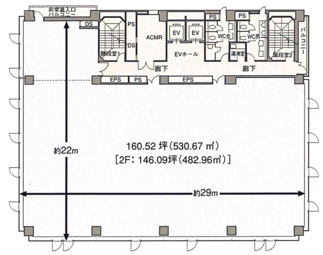 大崎CNビル8F 間取り図