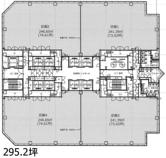 有明フロンティアビルB棟115 間取り図