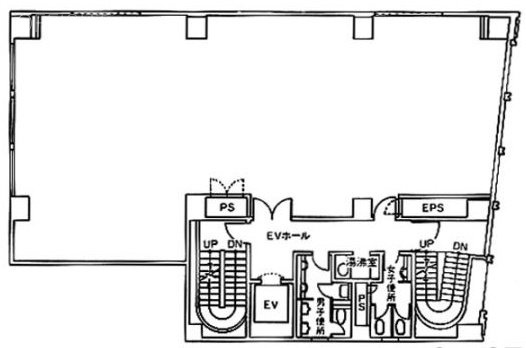上野東洋ビル7F 間取り図