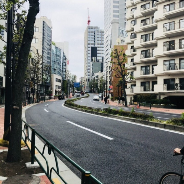 ブラック青山 ビル前面道路