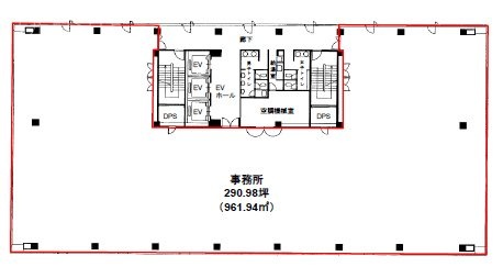 ルーシッドスクエア五反田ビルB2F 間取り図