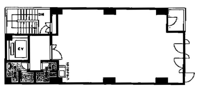 KAZEN第2ビル5F 間取り図
