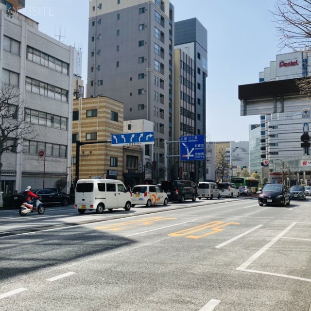 EDGE日本橋蛎殻町 ビル前面道路