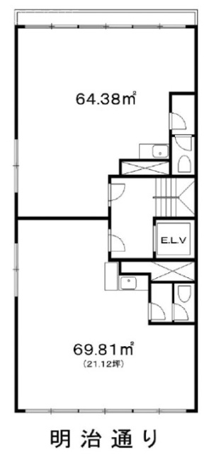 平安ビル9F 間取り図