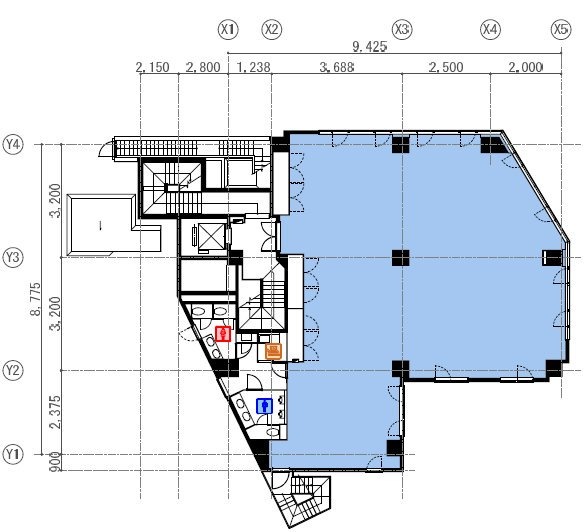 御殿山アネックス2号館4F 間取り図