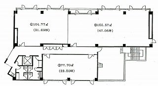 西新宿フォレストビルB1F 間取り図