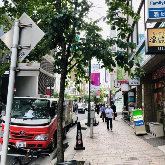 ダイヤモンドビル ビル前面道路